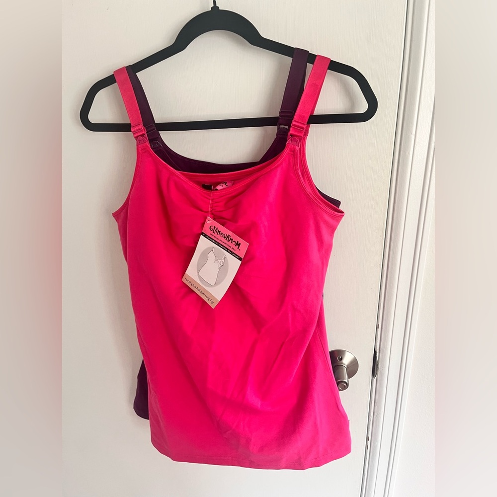 Set of 2 NWT Glamourmom maternity tank tops